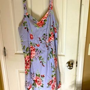 Forever 21 purple flowered dress